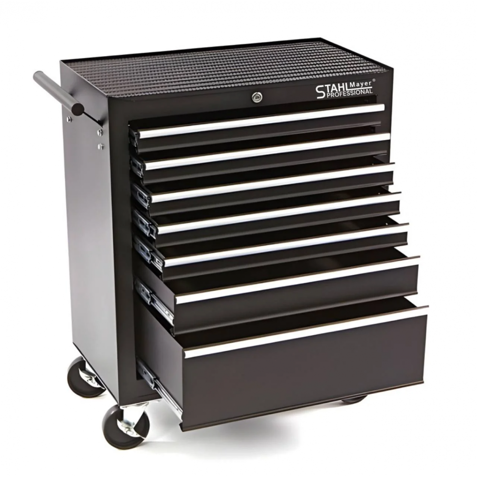Количка Шкаф За Инструменти с 7 Чекмеджета STAHLMAYER – Eco Празни Чекмеджета за Инструменти