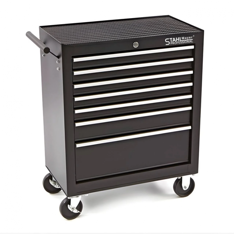 Количка Шкаф За Инструменти с 7 Чекмеджета STAHLMAYER – Eco Празни Чекмеджета за Инструменти