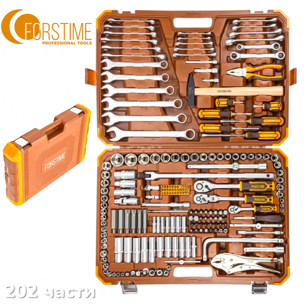 ГЕДОРЕ Професионално 202 ЧАСТИ 1/4″ 3/8″ 1/2″ FORSTIME ГЕДОРЕ Професионално 202 ЧАСТИ 1/4″ 3/8″ 1/2″ FORSTIME