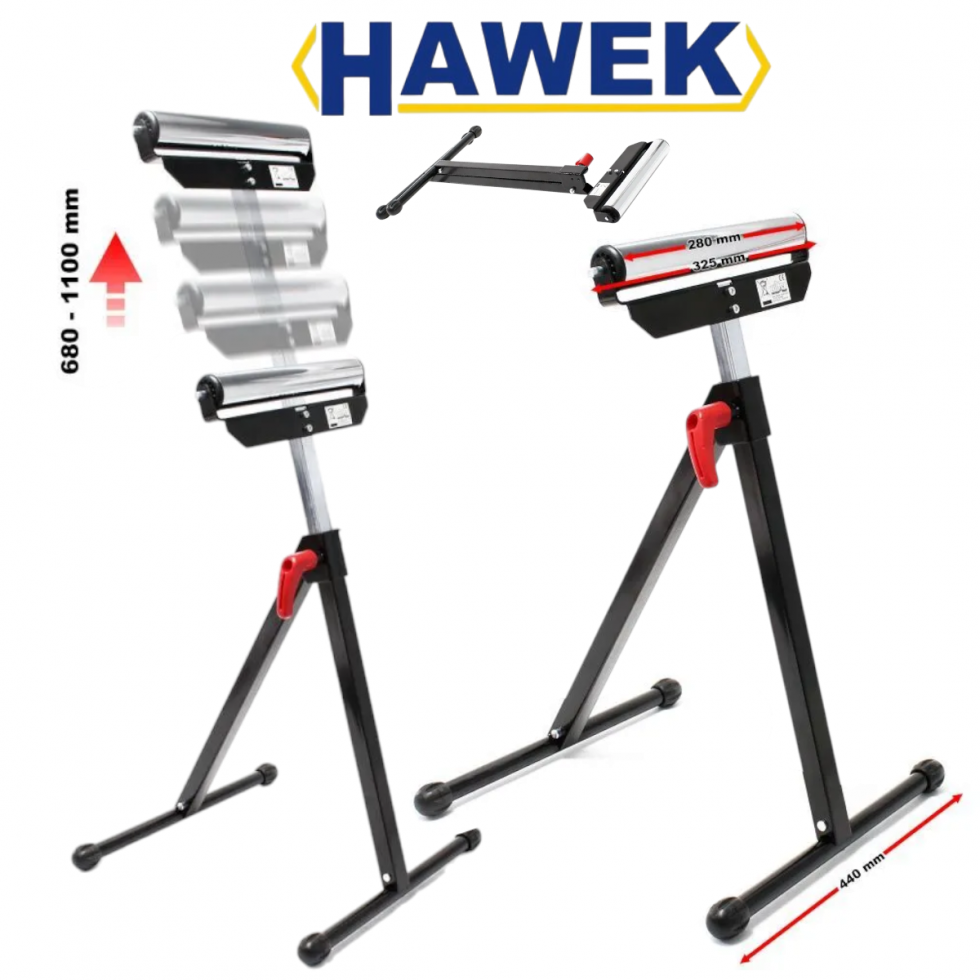 Телескопична Стойка с Ролка HAWEK 68-110см 60кг HW-9027