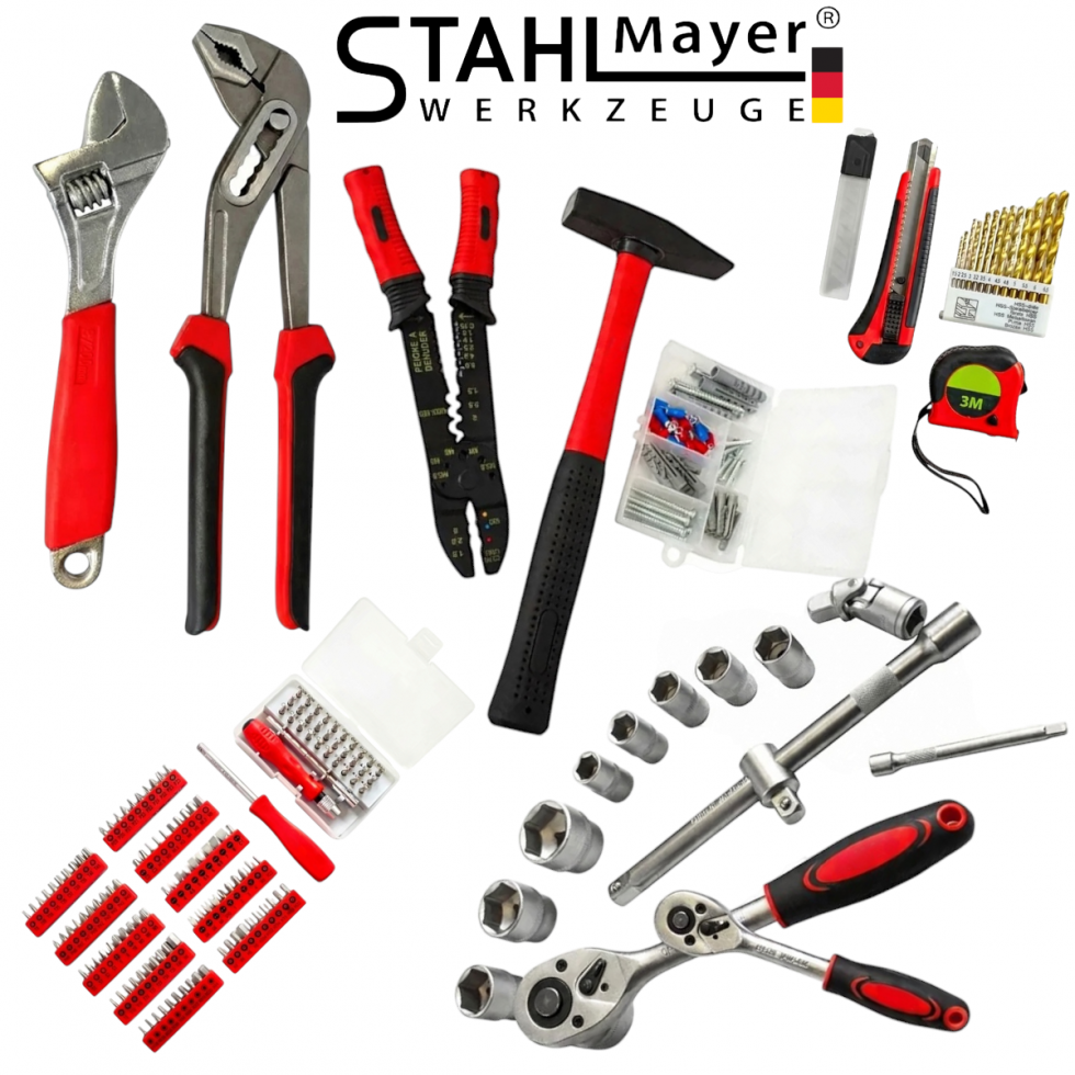 Гедоре Комплект 303 части 1/2" 1/4" STAHLMAYER Инструменти Гедоре Комплект 303 части 1/2" 1/4" STAHLMAYER Инструменти