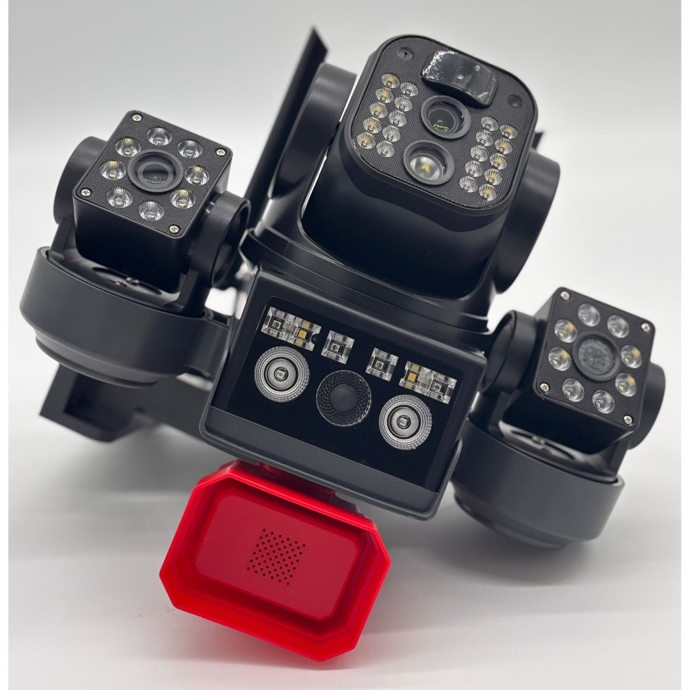 СОЛАРНА ОХРАНИТЕЛНА КАМЕРА SUNVISION – 16 MP, 3 ОБЕКТИВА, АЛАРМА , 4G - SIM карта , МОДЕЛ 28-73