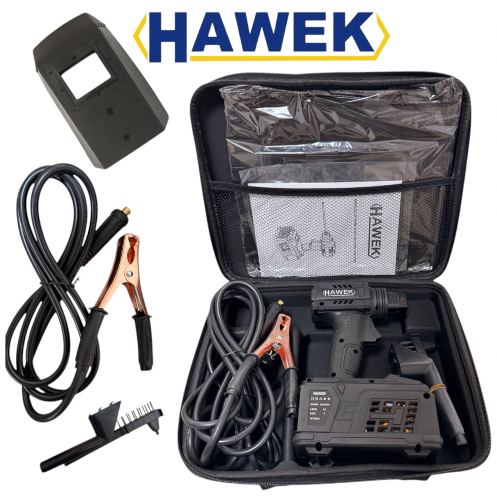Пистолет Електрожен Инверторен HAWEK 400А Професионален Ръчен Заваръчен Апарат 