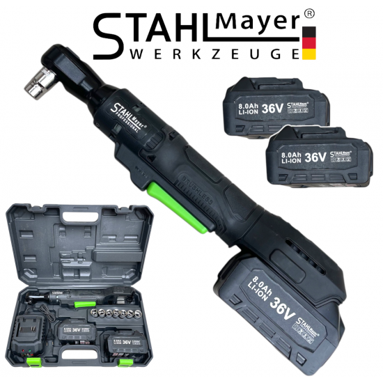 Акумулаторна Тресчотка 1/2" STAHLMAYER 36V 8.0AH 120Nm