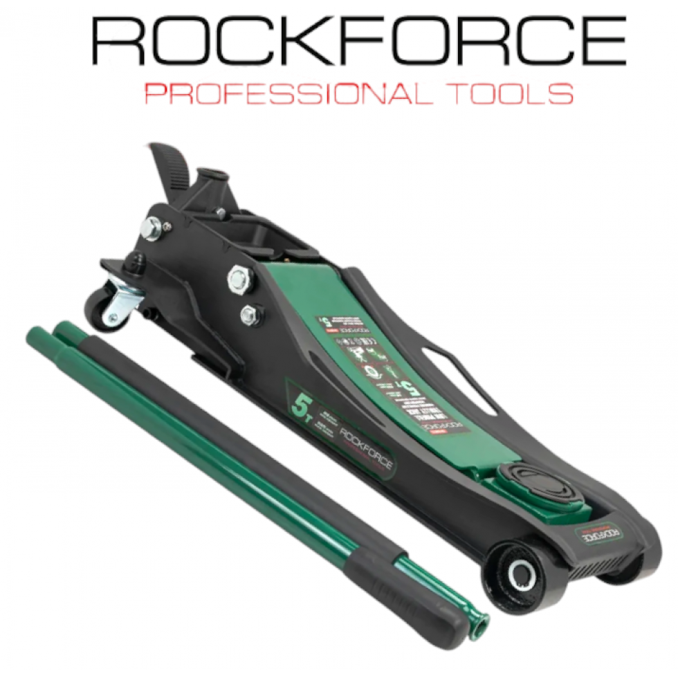 Професионален Нископрофилен Крик „Крокодил“ ROCKFORCE 5 тона 96–595мм Професионален Нископрофилен Крик „Крокодил“ ROCKFORCE 5 тона 96–595мм