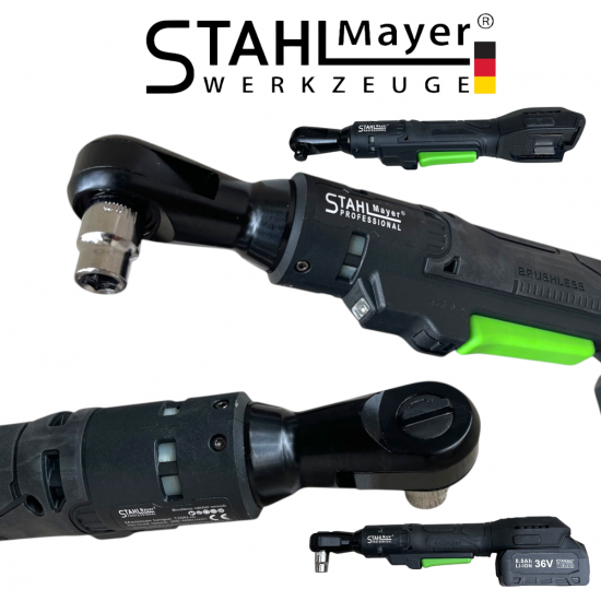 Акумулаторна Тресчотка 1/2" STAHLMAYER 36V 8.0AH 120Nm Акумулаторна Тресчотка 1/2" STAHLMAYER 36V 8.0AH 120Nm