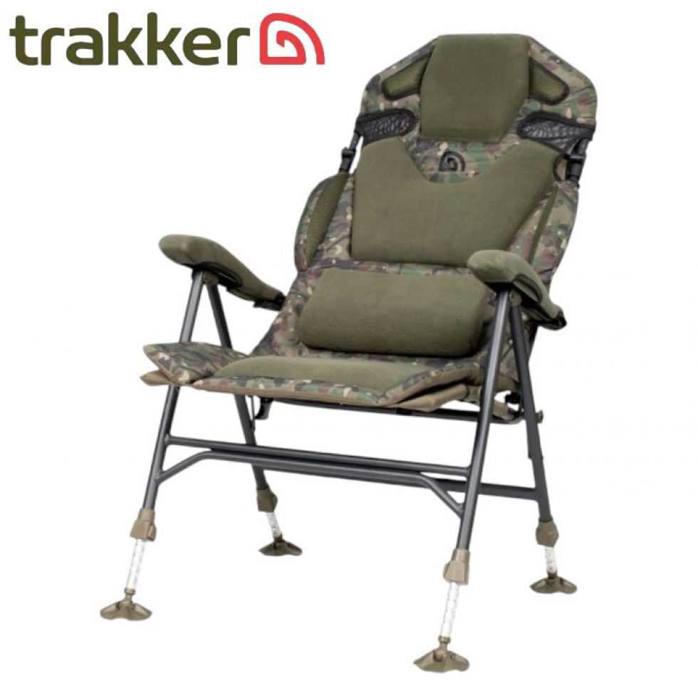 Рибарски Стол Trakker Levelite Camo Longback Recliner