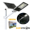 Улична соларна лампа с панел и стойка 1800W SUNVISION