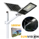 Улична соларна лампа с панел и стойка 1800W SUNVISION Улична соларна лампа с панел и стойка 1800W SUNVISION