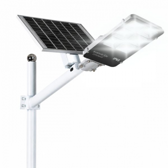 Улична соларна лампа с панел и стойка 2200W SUNVISION