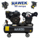 Бензинов Компресор за Въздух HAWEK 50 литра 7.5Hp