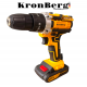 Акумулаторен Безчетков Ударен Винтоверт (Бормашина) KRONBERG 36V 8AH 2 Батерии и Зарядно в Куфар Акумулаторен Безчетков Ударен Винтоверт (Бормашина) KRONBERG 36V 8AH 2 Батерии и Зарядно в Куфар
