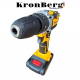 Акумулаторен Безчетков Ударен Винтоверт (Бормашина) KRONBERG 36V 8AH 2 Батерии и Зарядно в Куфар Акумулаторен Безчетков Ударен Винтоверт (Бормашина) KRONBERG 36V 8AH 2 Батерии и Зарядно в Куфар