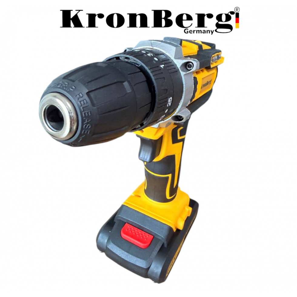 Акумулаторен Безчетков Ударен Винтоверт (Бормашина) KRONBERG 36V 8AH 2 Батерии и Зарядно в Куфар Акумулаторен Безчетков Ударен Винтоверт (Бормашина) KRONBERG 36V 8AH 2 Батерии и Зарядно в Куфар