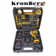 Акумулаторен Безчетков Ударен Винтоверт (Бормашина) KRONBERG 36V 8AH 2 Батерии и Зарядно в Куфар Акумулаторен Безчетков Ударен Винтоверт (Бормашина) KRONBERG 36V 8AH 2 Батерии и Зарядно в Куфар