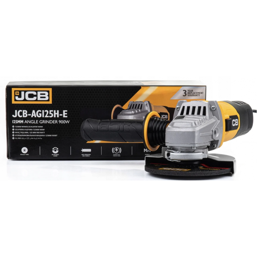 Електрически Ъглошлайф JCB AG125H-E 900W 125мм