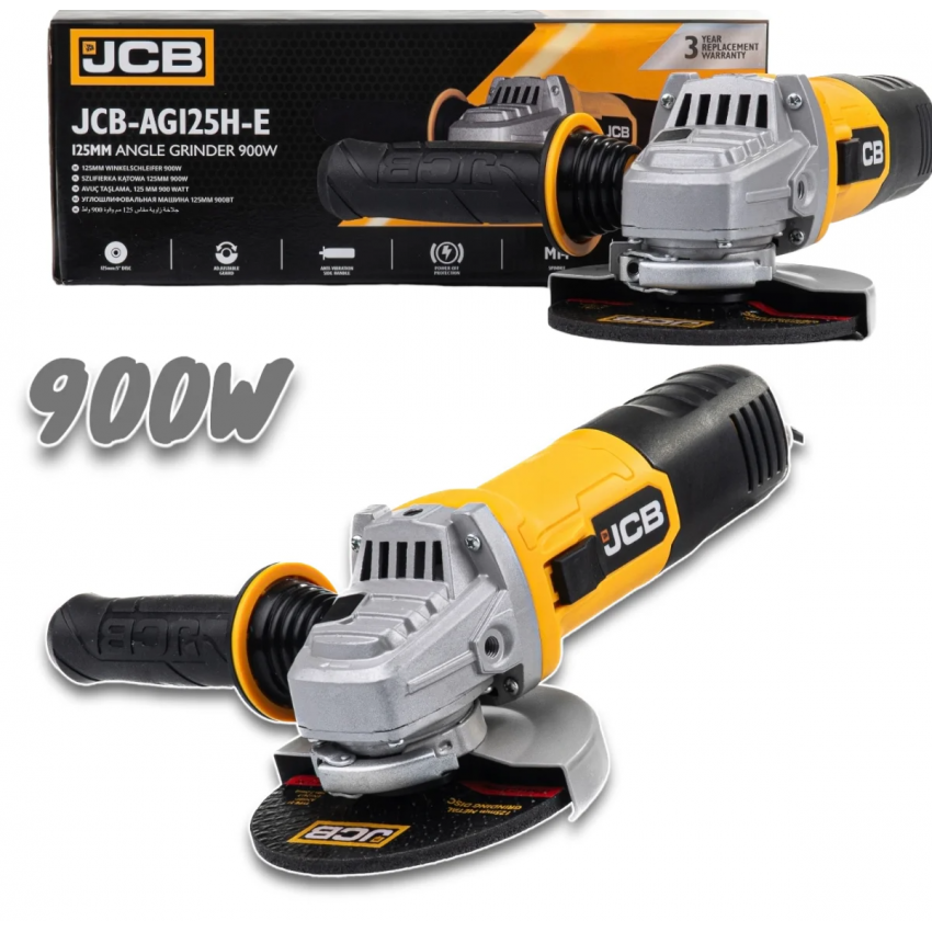 Електрически Ъглошлайф JCB AG125H-E 900W 125мм