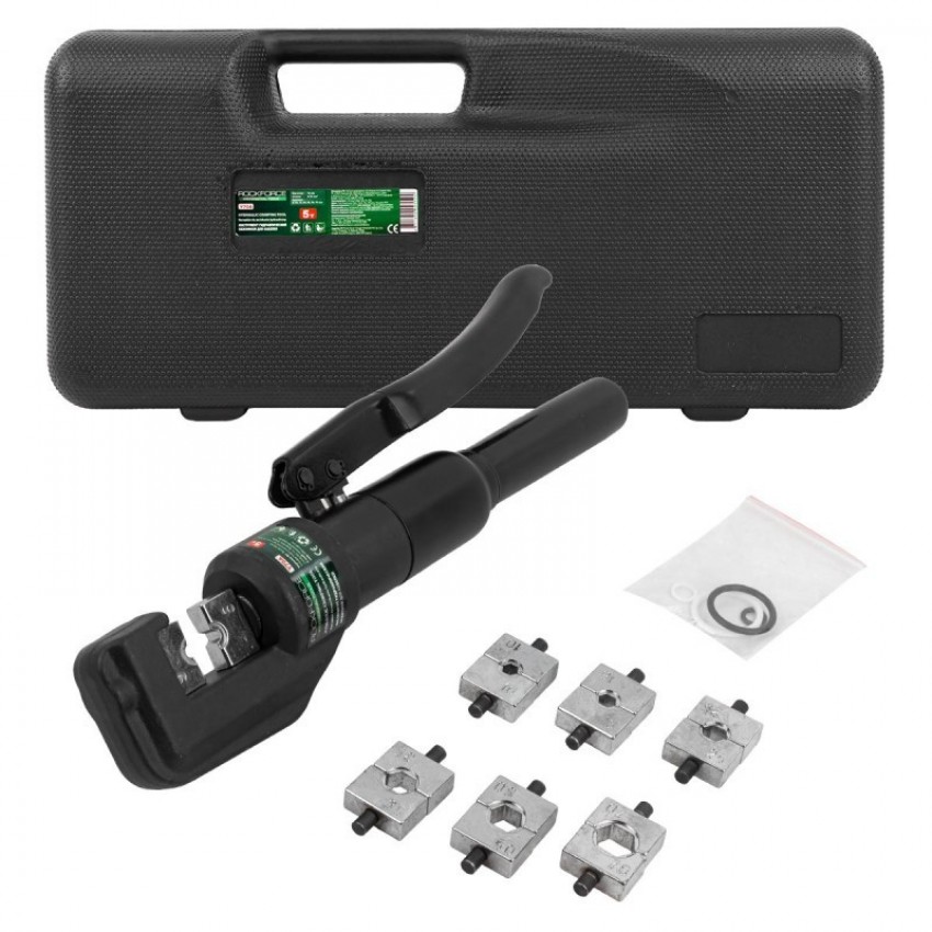 ХИДРАВЛИЧНИ КЛЕЩИ ЗА КЕРБОВАНЕ ROCKFORCE RF-Y70A , 5T, 6-70 ММ²
