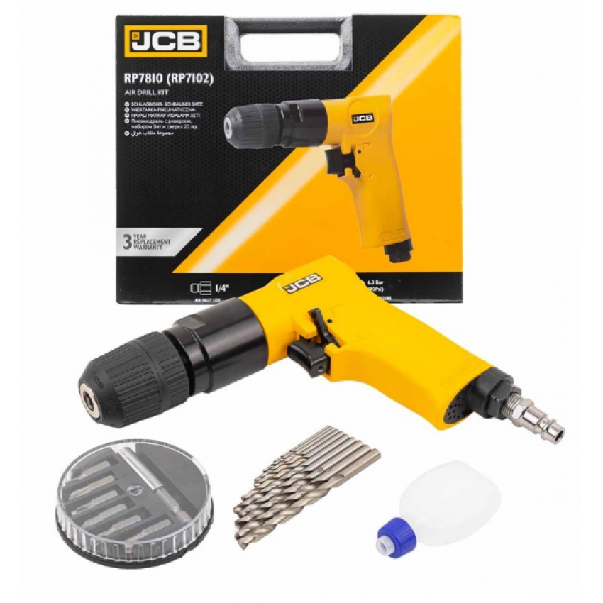 Пневматична бормашина RP7810 10mm 1/4 JCB Пневматична бормашина RP7810 10mm 1/4 JCB