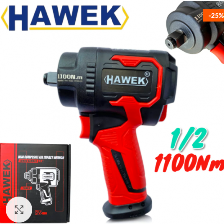 Гайковерт пневматичен ударен 1/2 HAWEK 1100 nm. HW1060