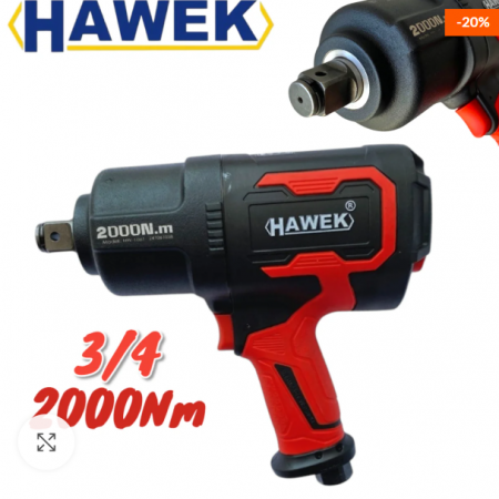 Гайковерт пневматичен ударен 3/4" 2000Nm HAWEK