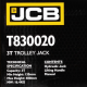 Крик Крокодил 3 тона JCB T830020 135 – 400мм