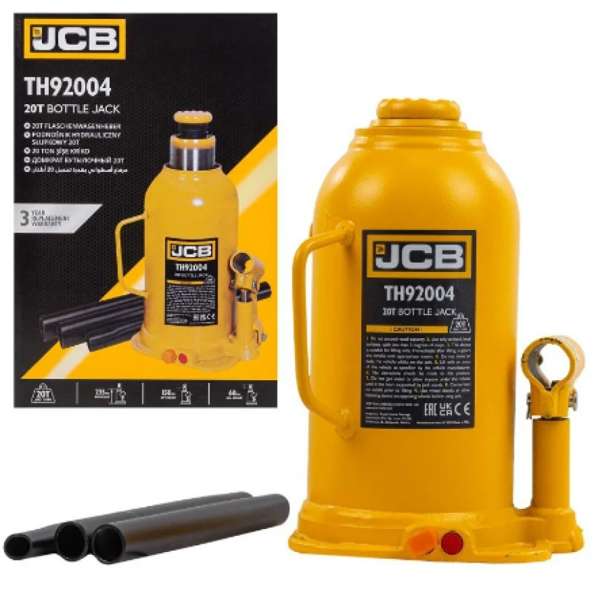Хидравличен Крик JCB Тип бутилка 2 тона 3 тона 5 тона 10 тона 15 тона 20 тона 32 тона и 50 тона