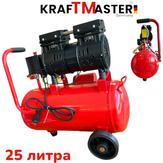 Компресор за Въздух 25 литра KRAFT MASTER Компресор за Въздух 25 литра KRAFT MASTER