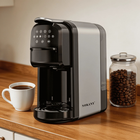 Kафемашина SOKANY SK-04031 3в1 700мл 1400W 3 Капсули DOLCE GUSTO NESPRESSO и Мляно Кафе