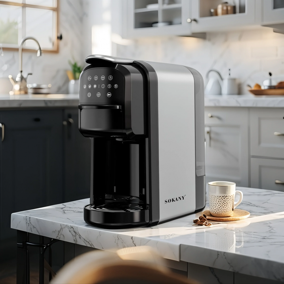 Kафемашина SOKANY SK-04031 3в1 700мл 1400W 3 Капсули DOLCE GUSTO NESPRESSO и Мляно Кафе