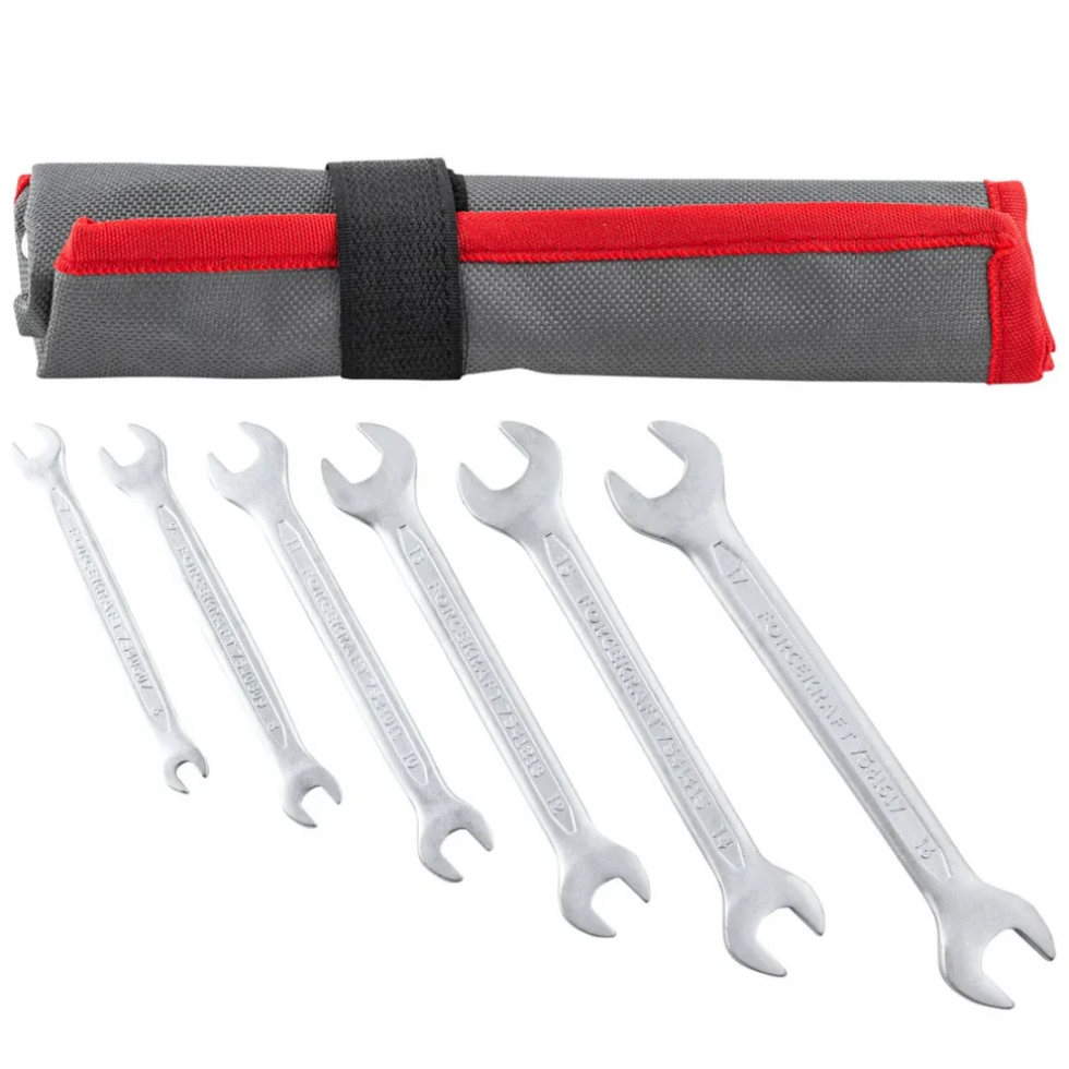 Комплект Гаечни Ключове FORCEKRAFT 6 части 6–17мм FK-5062P