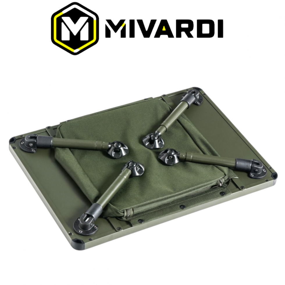 Маса за Палатка с Шкаф и Калъф Mivardi Bivvy Table Professional XL (с място за съхранение)