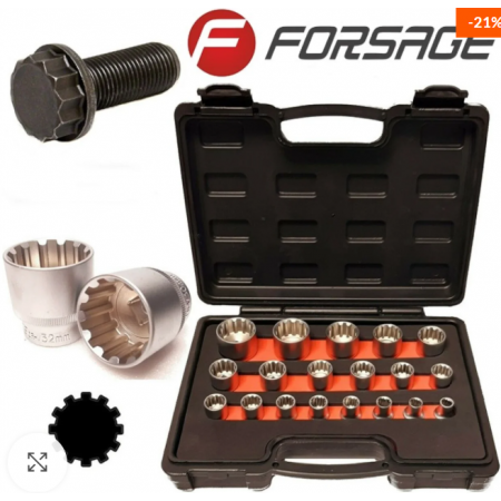 Вложки к-т 1/2 SPLINE 12-стенни Forsage F-4194-9