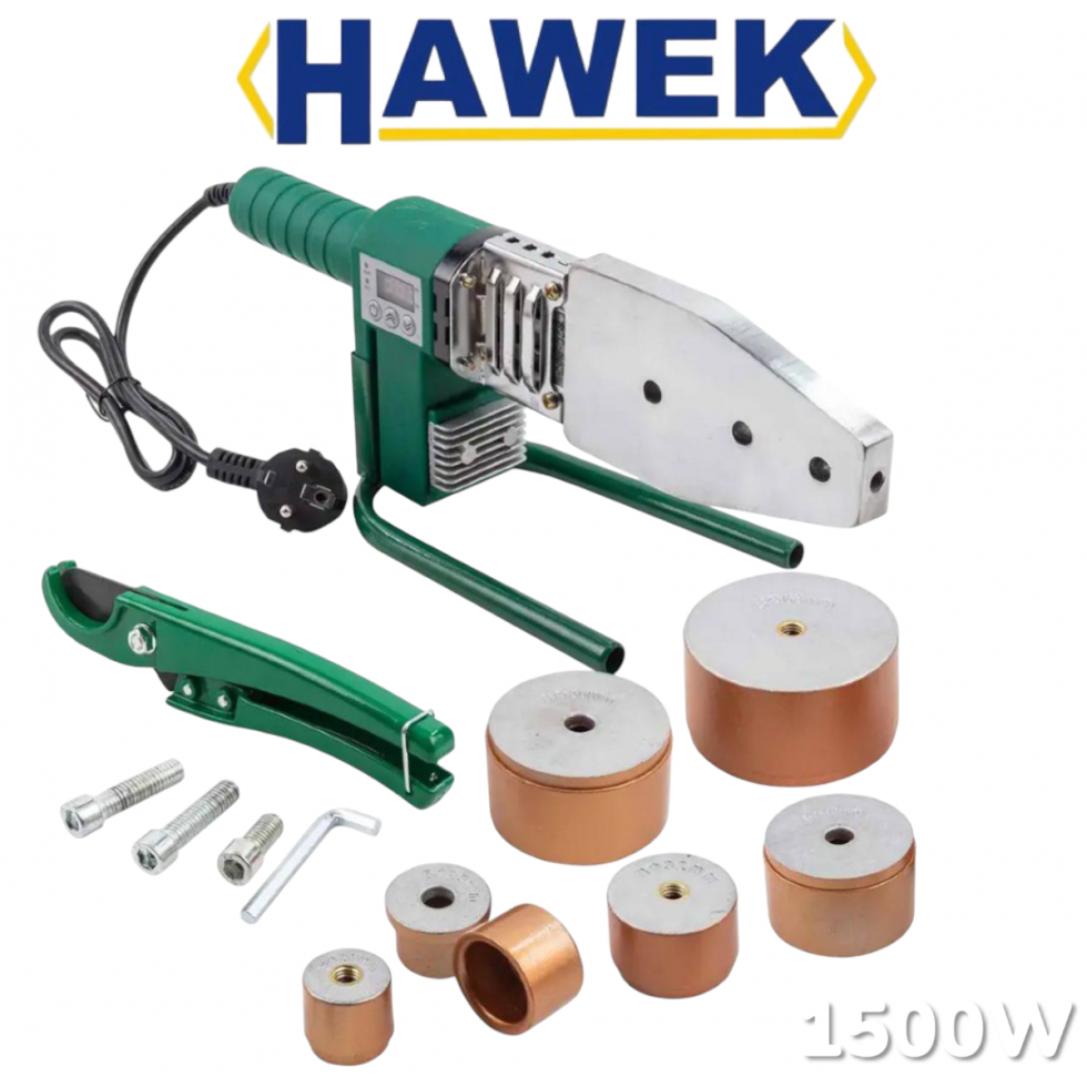 Поялник за Полипропилен ППР Лепачка за Тръби 20-63мм 1500W HAWEK Поялник Поялник за Полипропилен ППР Лепачка за Тръби 20-63мм 1500W HAWEK Поялник