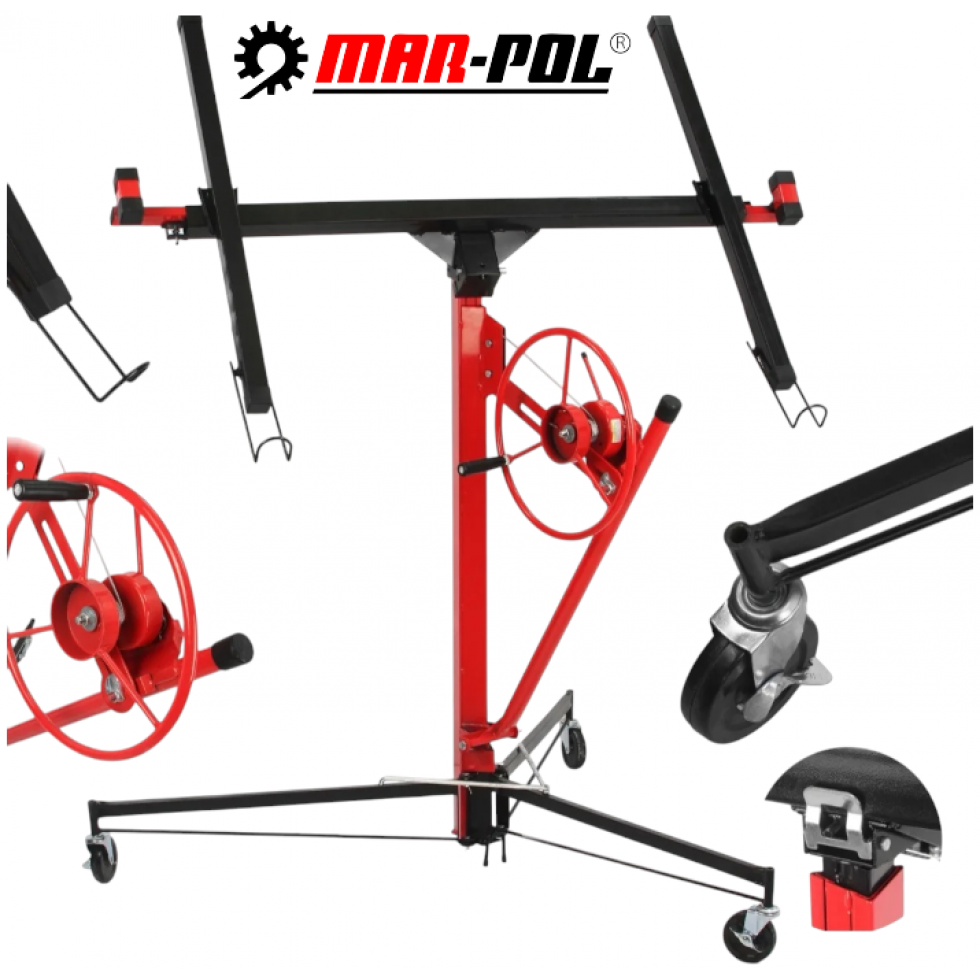 Повдигач за Гипсокартон Асансьор Повдгащ 140-335 см Подемник за плоскости Повдигач за Гипсокартон Асансьор Повдгащ 140-335 см Подемник за плоскости