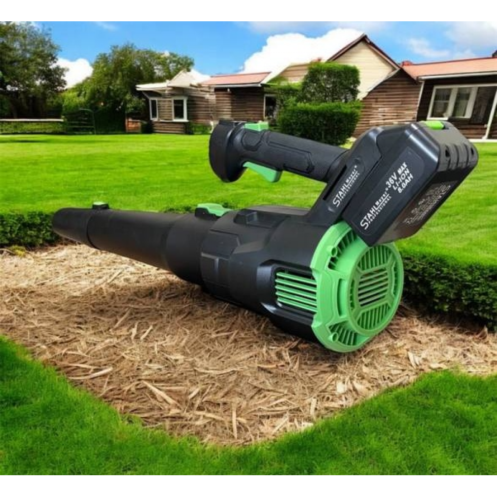 Акумулаторна Духалка за Листа Въздуходувка STAHLMAYER 36V 8.0AH  2 батерии и зарядно