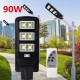 90W Външна Соларна LED лампа със сензор за двжение подходща за улична осветление 90W Външна Соларна LED лампа със сензор за двжение подходща за улична осветление
