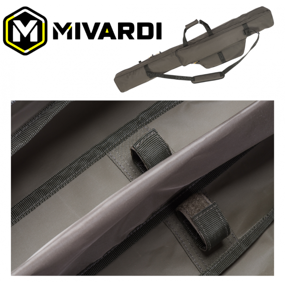 Калъф за Въдици Entrix 145см Mivardi Двоен Калъф за Въдици на 3 части