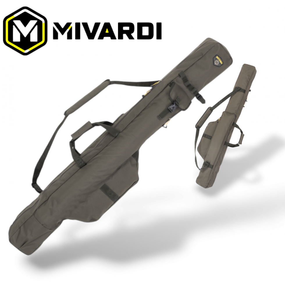 Калъф за Въдици Entrix 145см Mivardi Двоен Калъф за Въдици на 3 части