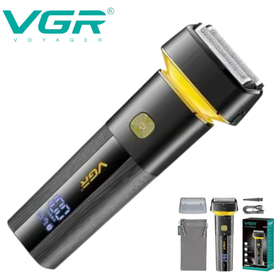 Безжична Самобръсначка Шейвър SHAVER VGR V-355 с LED ДИСПЛЕЙ Водоустойчивост Безжична Самобръсначка Шейвър SHAVER VGR V-355 с LED ДИСПЛЕЙ Водоустойчивост