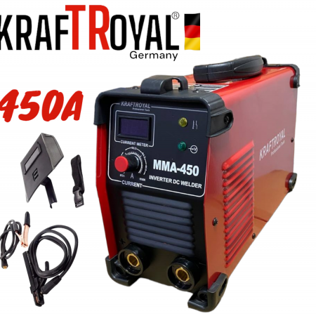Инверторен Електрожен 450А KRAFT ROYAL Водоустойчив