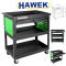 Инструментална Количка HAWEK с 3 Рафта и 1 Чекмедже Количка за Инструменти HW-1191