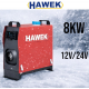 Суха Дизелова Печка 8kW За Кемпери Бусове и Гаражи 12V и 24V 220V HAWEK