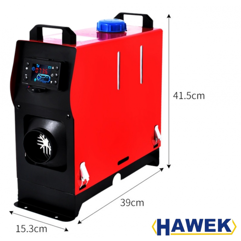 Суха Дизелова Печка 8kW За Кемпери Бусове и Гаражи 12V и 24V 220V HAWEK