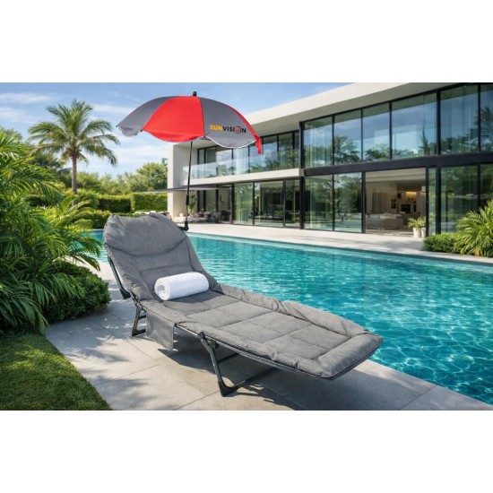 СГЪВАЕМО ПОХОДНО ЛЕГЛО ТИП ШЕЗЛОНГ С ЧАДЪР SUNVISION SV-3999