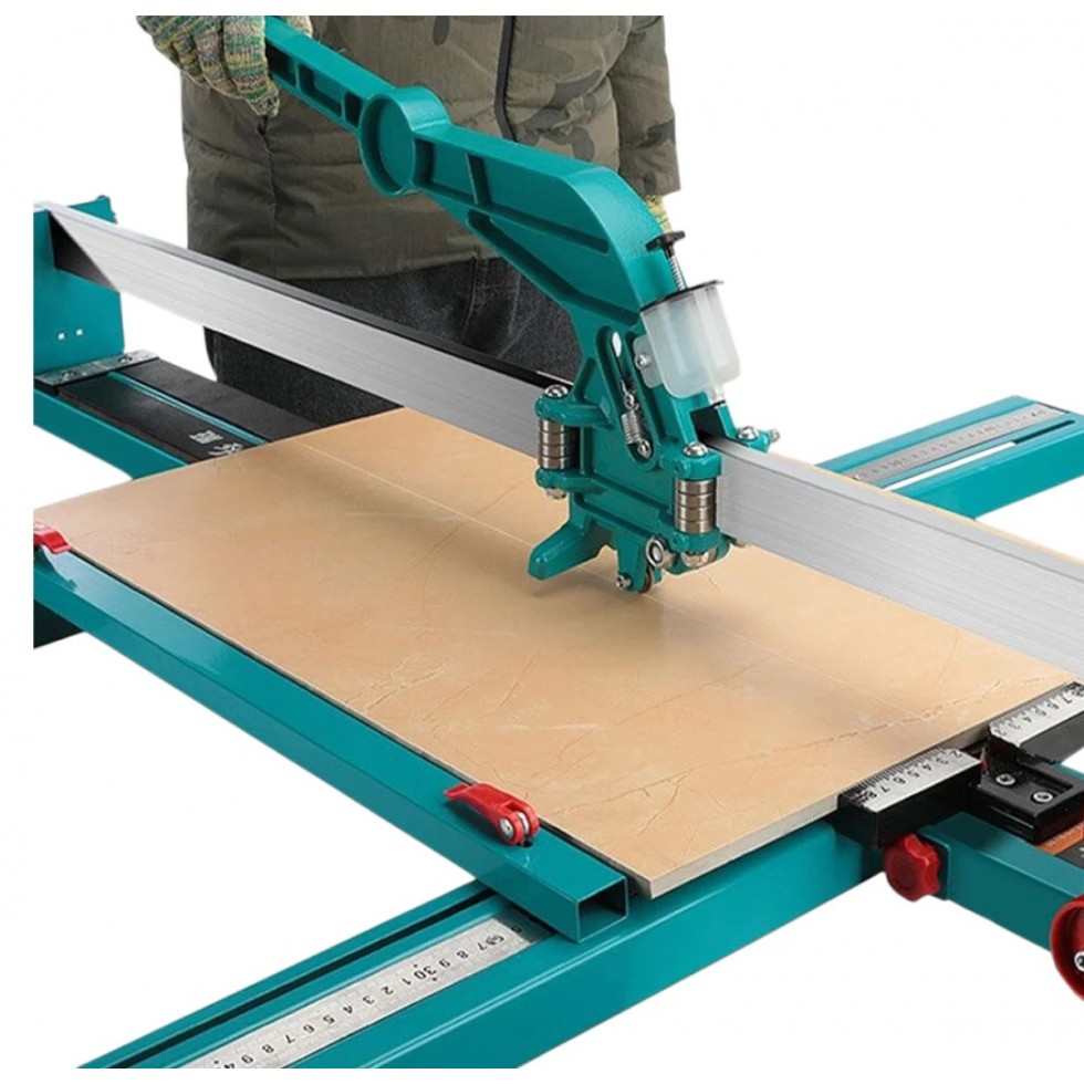 Машина за Рязане на Гранитогрес Плочки Професионална с Лазерен Водач 100см ДЪЛЖИНА НА СРЕЗА ДО 15мм ДЕБЕЛИНА НА ПЛОЧКИТЕ 1000мм