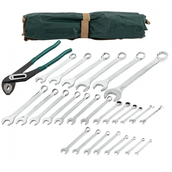 Звездогаечни Ключове Комбинирани 6-36мм ROCKFORCE 27 части + Клещи Гарги Звездогаечни Ключове Комбинирани 6-36мм ROCKFORCE 27 части + Клещи Гарги