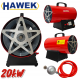 Газов Калорифер Индустриален с Регулатор Печка HAWEK 20 KW 480 M³/H LPG