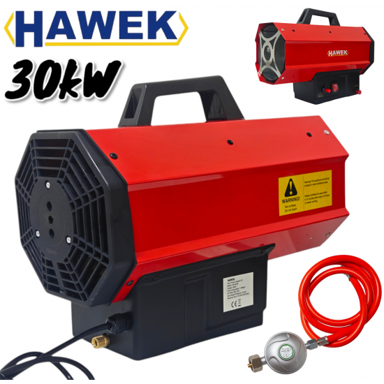 Газов Калорифер Индустриален с Регулатор Печка HAWEK 30KW 480 M³/H LPG