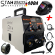 Телоподаващо Инверторен Електрожен 400А 2в1 Заваръчна Техника STAHLMAYER + Соларен Шлем Маска